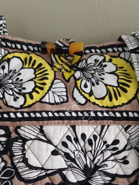 Vera Bradley Quilted Floral Tote Bag - Picture 2 of 5